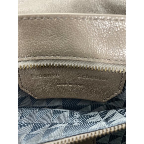 Proenza Schouler PSI Gray Leather Satchel Medium Bag - Picture 15 of 16